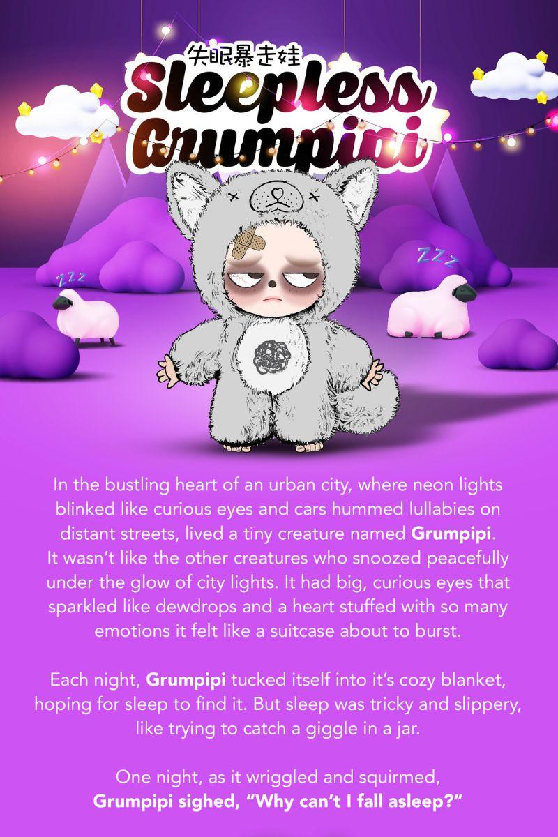 Sleepless Grumpipi Plush Mystery Box
