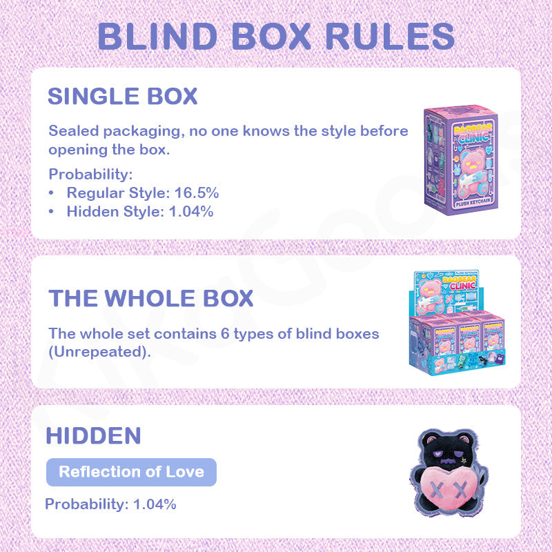 ShinWoo Ragbear Clinic Series Plush Blind Box – KIKAGoods