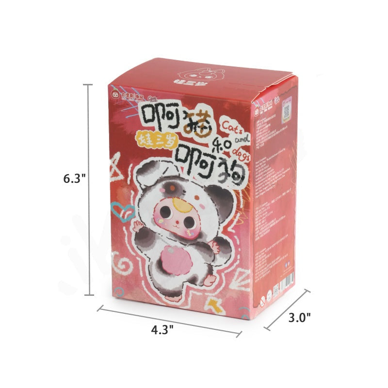 Baby Three Cats and Dogs Series Plush Blind Box