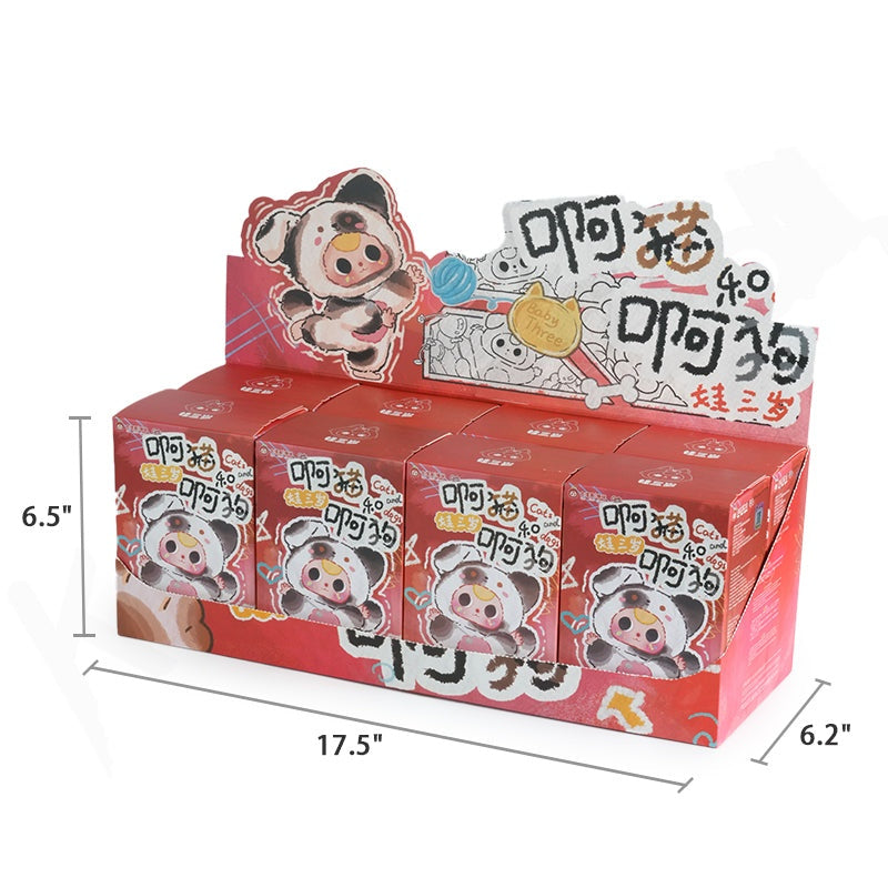 Baby Three Cats and Dogs Series Plush Blind Box