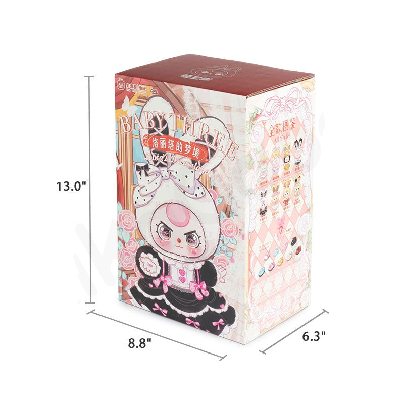 Baby Three Lolita's Dreamland 400% Series Plush Blind Box – KIKAGoods