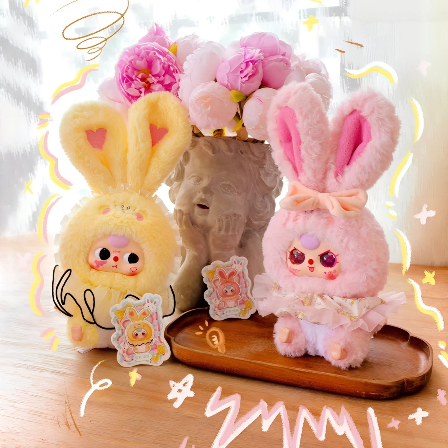Baby Three Lily Rabbit Town V4 Series Plush Blind Box