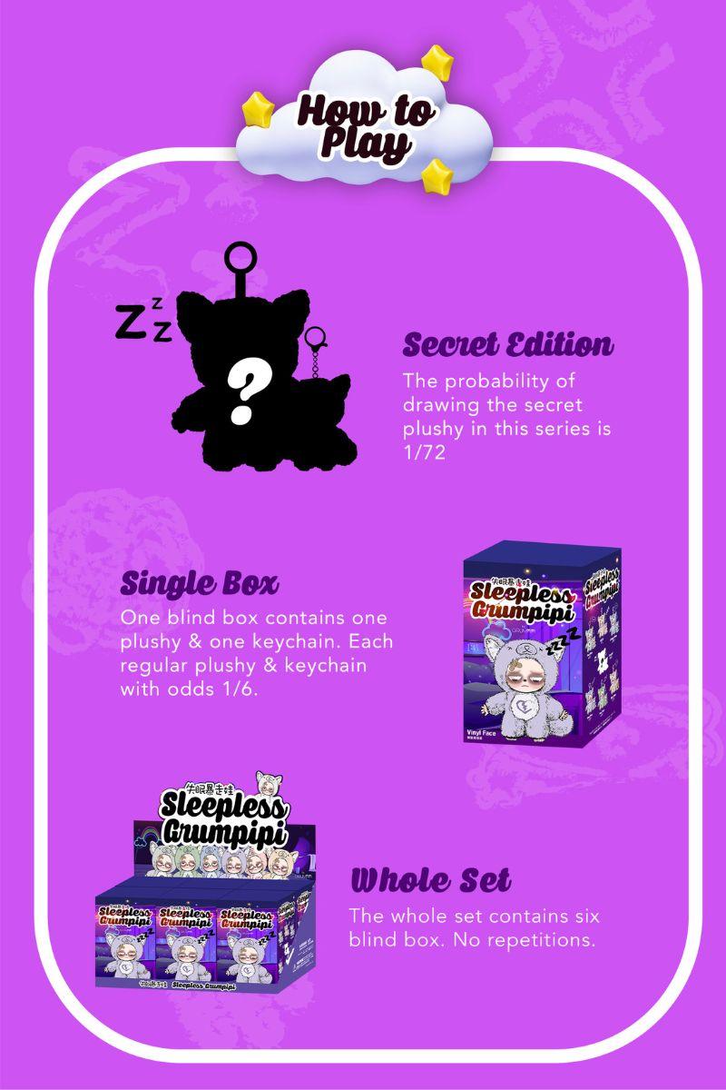 Sleepless Grumpipi Plush Mystery Box